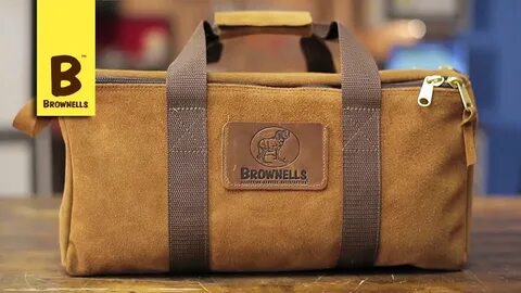 Brownells Signiture Series Leather Range Bag - YouTube