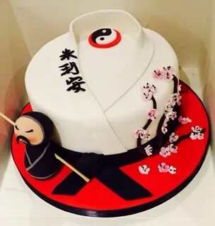 Martial arts cake, Japanese-style! Karate cake, Cake art, Ni