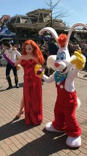 Jessica and Roger Rabbit - DLRP 25th Anniversary in 2019 Jes