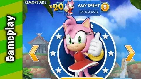 Sonic Dash - Amy Token Challenge Gameplay - YouTube