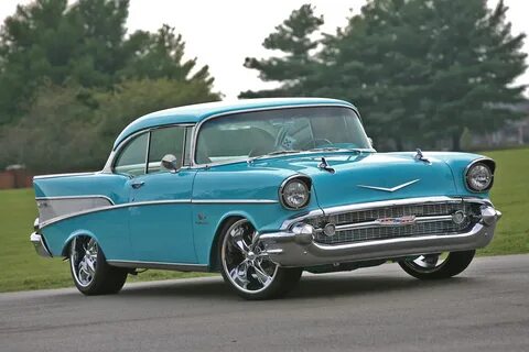 Linsday McLaughlin’s Blue '57 Chevy Blends Both Old and New