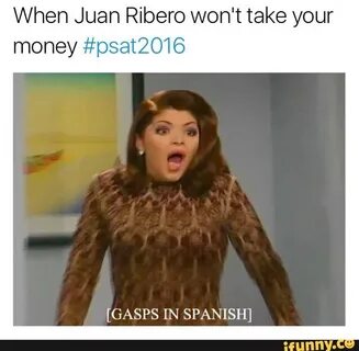 When Juan Ribero won't take your money #psat2016 GASPS IN SP
