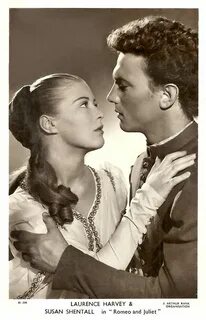 Laurence Harvey and Susan Shentall in Romeo and Juliet Romeo