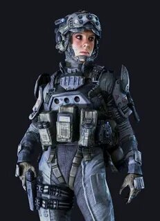 Excellent layering. Titanfall cosplay, Female armor, Militar