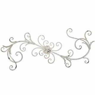 Antique White Floral Swirl Metal Wall Decor Hobby Lobby 1296