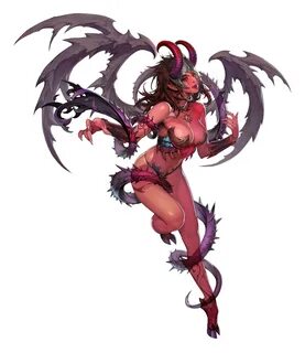 Demoness Fantasy demon, Concept art characters, Dark fantasy
