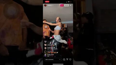 COI LERAY ON LIVE TWERKING TO BIG PURR (NIP SLIP)😱 😱 😱 😱 - Y