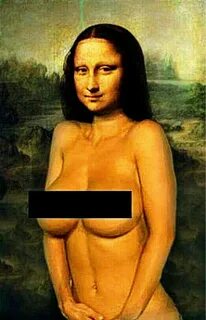 Mona lisa boob gif