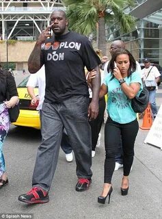 Game over: NBA star Shaquille O'Neal and fiancée Nicole 'Hoo