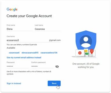 How to create new Gmail account without phone number