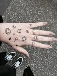 grunge, hand, nails, ring, tatoos, tumblr Hand tattoos, Tatt