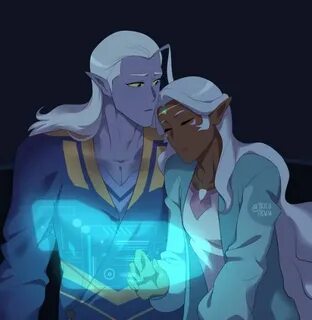 Lotor and Allura. Ugh!! I wanted to see more of Lotor! He wa