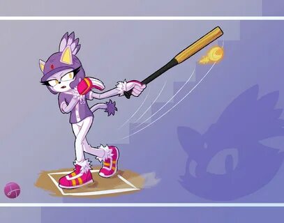 Baseball Player Blaze Sonic the Hedgehog Know Your Meme