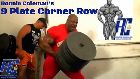 Ronnie Coleman 9 Plate Corner Row Intense Back and Biceps Wo