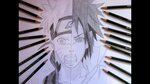 Drawing Naruto And Sasuke Half Faces - YouTube