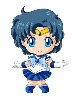 Commission: Chibi Sailor Mercury for Katie0513 by StarlightF