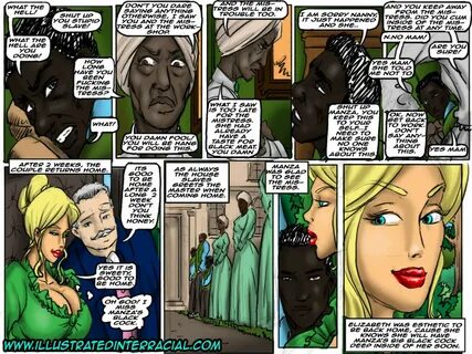 Illustrated Interracial -Manza Porn Comics