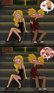 Hey Arnold! Fan Art: Helga/Arnold Hey arnold, Caricaturas vi