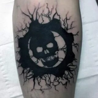 50 Gears Of War Tattoo Designs For Men - Video Game Ink Idea