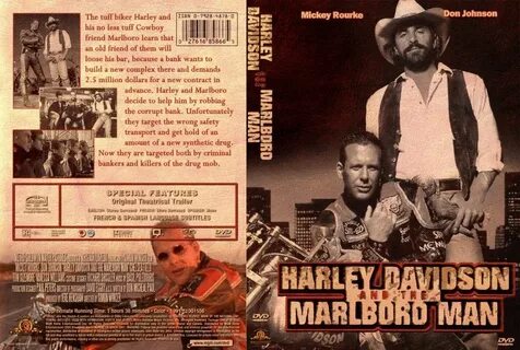 Harley Davidson And The Marlboro Man- Movie DVD Custom Cover