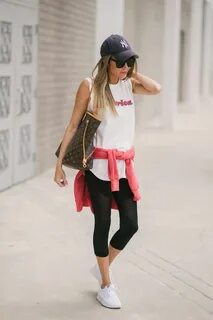 42 Inspiring Summer Outfits Ideas With Leggings To Try Athle