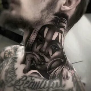 50 Incredibly Cool Neck Tattoos for Men and Women - Straight