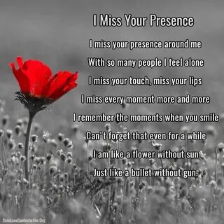 30 Emotional I Miss You Love Poems for Her & Him with Images