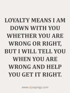 Loyalty - SkillOfKing.Com