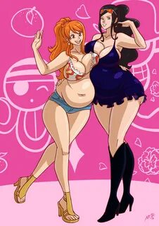 Nami and Robin by Axel-Rosered Body Inflation Know Your Meme