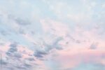 Pastel Aesthetic Pastel Blue Clouds Background - Novocom.top