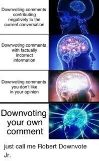 Downvoting Comments Contributing Negatively to the Current C