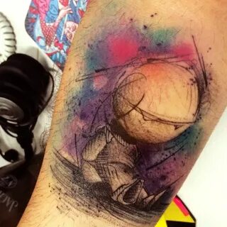 Marvin (The Hitchhiker's Guide to the Galaxy) Tattoo Waterco