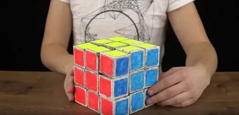 How to Make Giant Paper Rubik's Cube Cube, Rubiks cube, Rubi