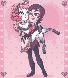 Cupid and Valentine Monster high art, Monster high character