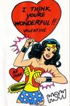 Vintage Comic Valentines Wonder Woman Comic valentine, Book 