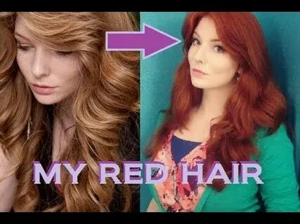 How I get my RED HAIR COLOR ❤ - YouTube