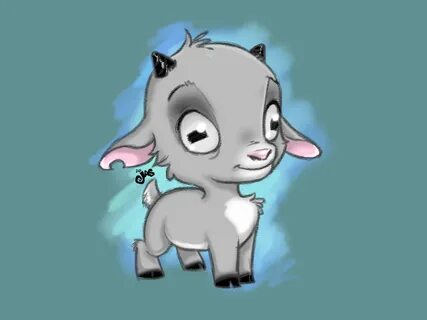 Cute Goat Goat cartoon, Cute drawings, Cute doodle art