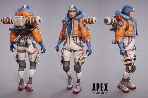Wattson- Apex Legends Character design animation, 3d charact