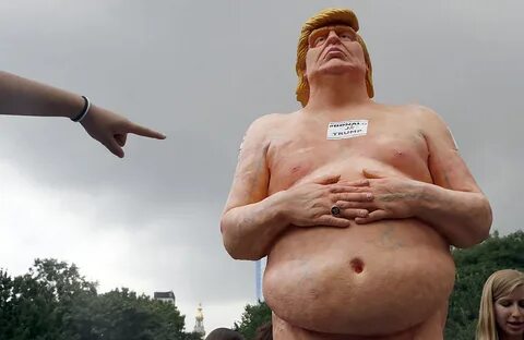 Naked Donald Trump could be yours! Statue up for auction