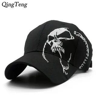 Embroidered Skull Cap For Men Cotton Sports Baseball Caps Fa