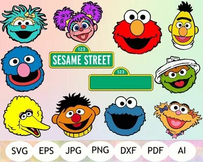 Sesame Street SVG Sesame Street Clipart Sesame Street Sesame