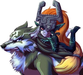 The Legend of Zelda - Midna and Wolf Link by Anniefeatherw8 