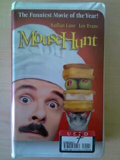 MOUSE HUNT VHS VIDEO 1997 COLOR CLAMSHELL CASE