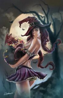 Fantasy Witch Art