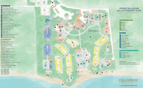 Resort Map Grand Palladium Vallarta Resort & Spa Riviera Nay