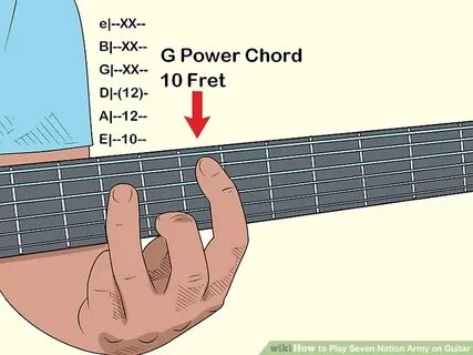 How to Play Seven Nation Army on Guitar (with Pictures) - wi