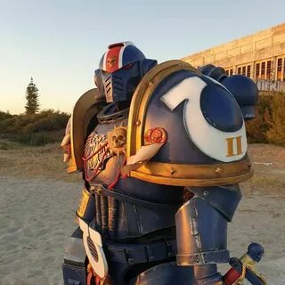 Love the way this dude made that Primaris Space Marine cospl