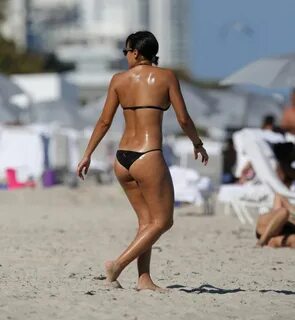 JULISSA BERMUDEZ in Bikini at a Beach in Miami - HawtCelebs
