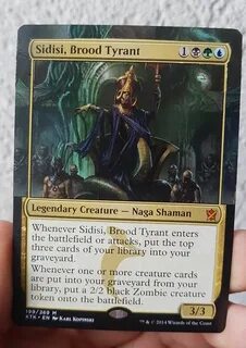 Games & Puzzles Brood Tyrant Mtg altered art card-Sidisi Toy