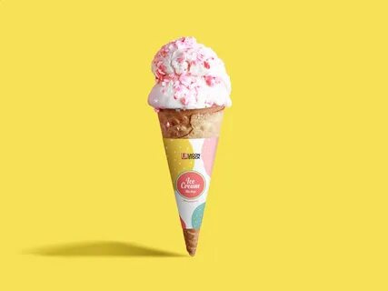 Free Ice Cream Mockup - A Graphic World